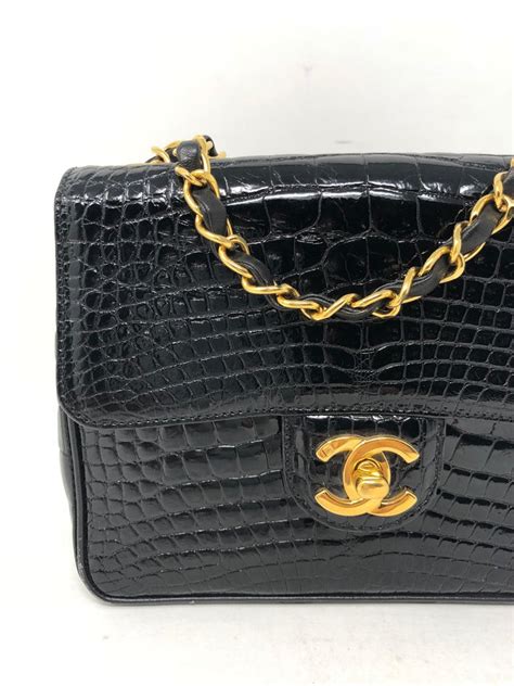 vintage chanel crocodile bag